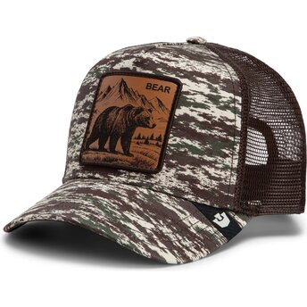 Czapki zakrzywiona kamuflaż snapback Engraved Bear Camo Glitch The Farm Goorin Bros.