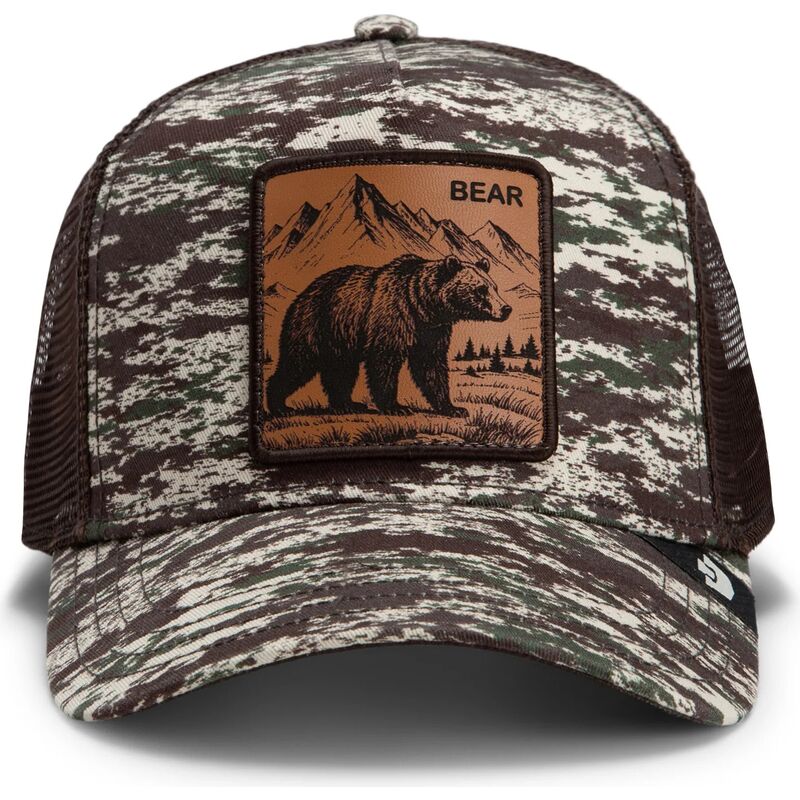 czapki-zakrzywiona-kamuflaz-snapback-engraved-bear-camo-glitch-the-farm-goorin-bros