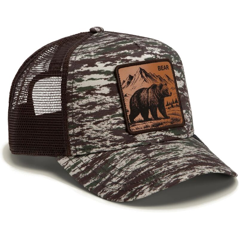 czapki-zakrzywiona-kamuflaz-snapback-engraved-bear-camo-glitch-the-farm-goorin-bros