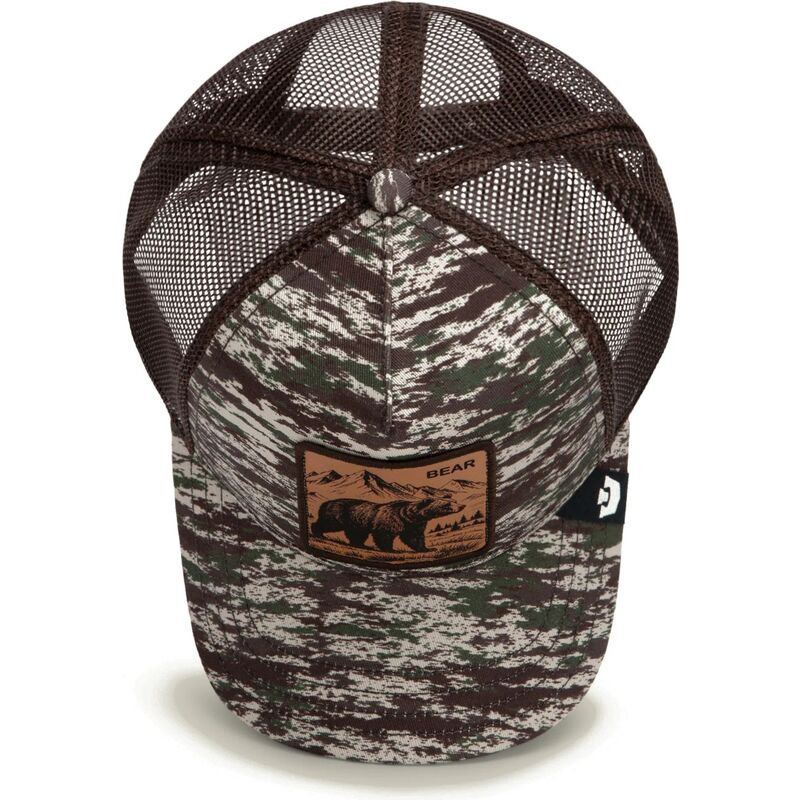 czapki-zakrzywiona-kamuflaz-snapback-engraved-bear-camo-glitch-the-farm-goorin-bros