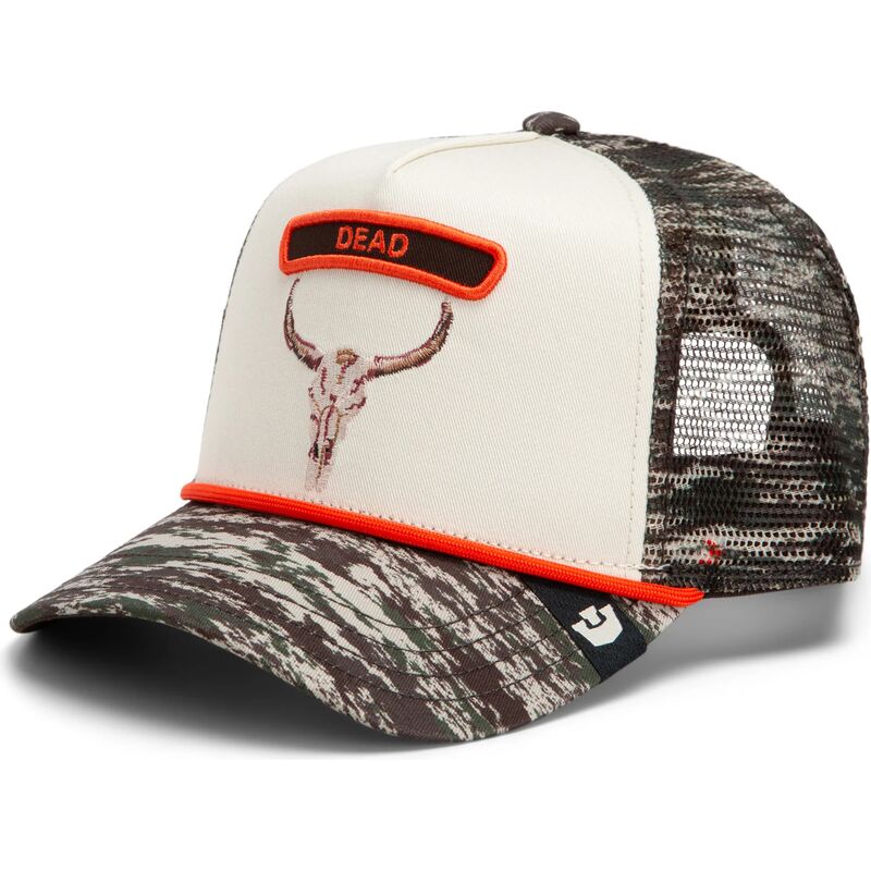 czapki-zakrzywiona-kamuflaz-snapback-rocker-dead-camo-glitch-skull-the-farm-goorin-bros