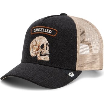 Czapki zakrzywiona czarny snapback Cancelled Rocker Denim After Dark The Farm Goorin Bros.