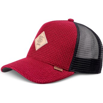 Czapki zakrzywiona czerwony snapback HFT Knitted Fab Djinns
