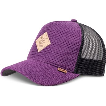 Czapki zakrzywiona fioletowy snapback HFT Knitted Fab Djinns