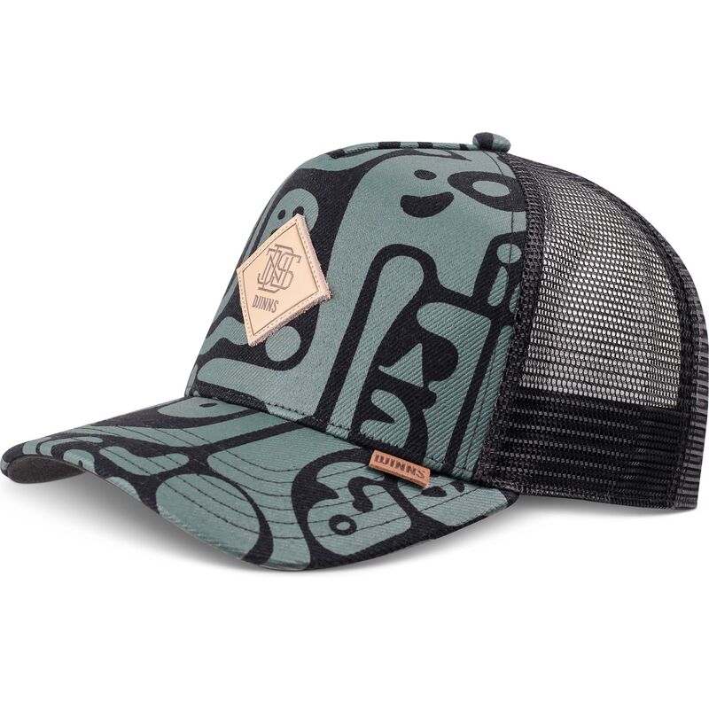czapki-zakrzywiona-zielony-snapback-hft-denim-oracle-djinns