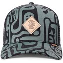 czapki-zakrzywiona-zielony-snapback-hft-denim-oracle-djinns