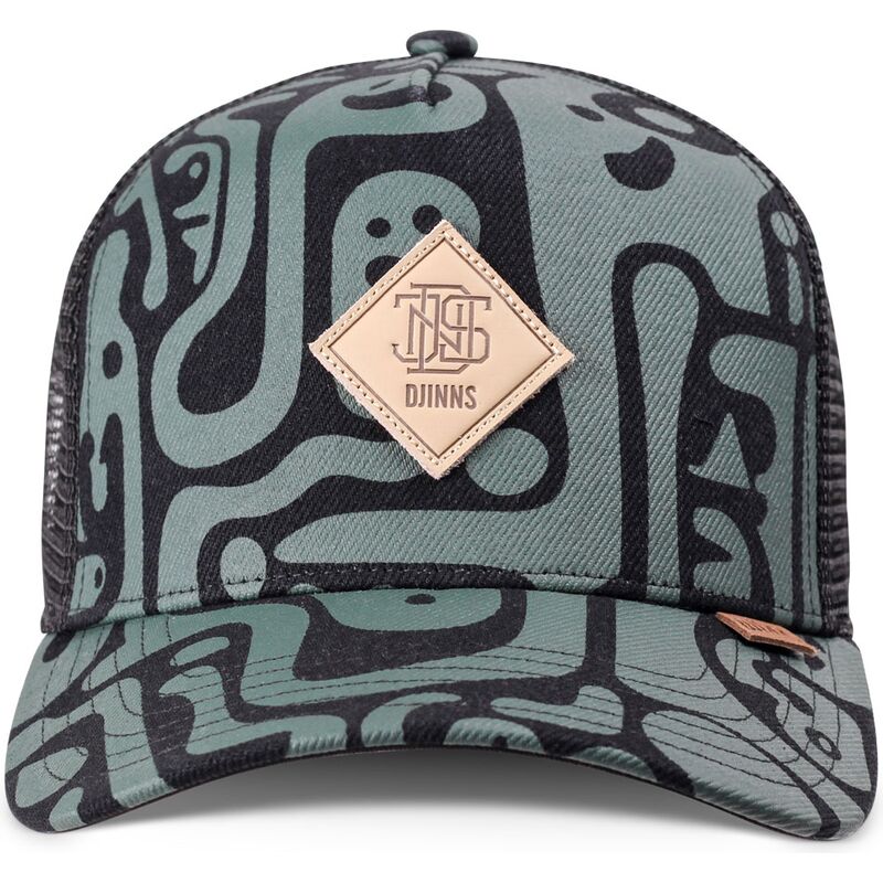 czapki-zakrzywiona-zielony-snapback-hft-denim-oracle-djinns
