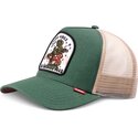 czapki-zakrzywiona-zielony-snapback-hft-do-nothing-club-weird-vibes-frog-djinns