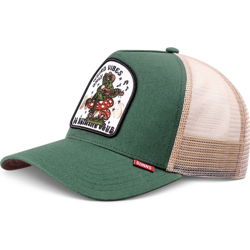 czapki-zakrzywiona-zielony-snapback-hft-do-nothing-club-weird-vibes-frog-djinns