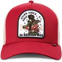 czapki-zakrzywiona-czerwony-snapback-hft-do-nothing-club-weird-vibes-frog-djinns