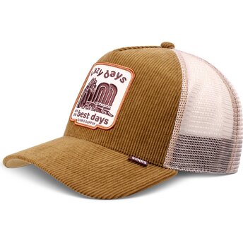 Czapki zakrzywiona brązowy snapback HFT Lazy Days Djinns