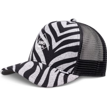Czapki zakrzywiona czarny snapback HFT Rubbertigerstripes Djinns