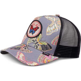 Czapki zakrzywiona wielokolorowy snapback HFT Butterfly Linen Djinns