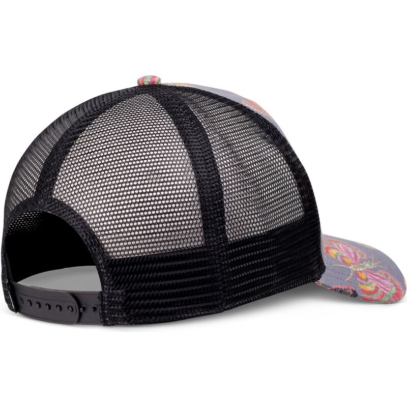 czapki-zakrzywiona-wielokolorowy-snapback-hft-butterfly-linen-djinns