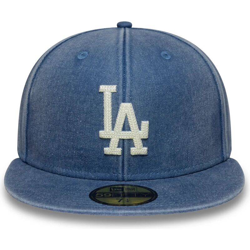 czapki-plaska-niebieski-dopasowany-59fifty-washed-los-angeles-dodgers-mlb-new-era