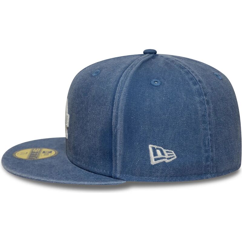czapki-plaska-niebieski-dopasowany-59fifty-washed-los-angeles-dodgers-mlb-new-era