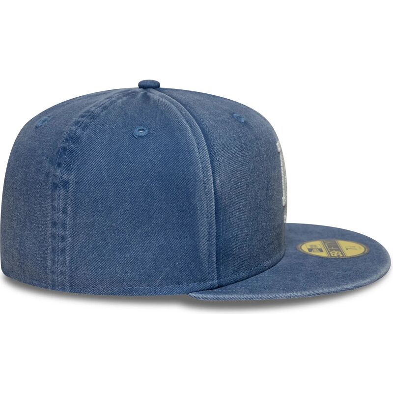 czapki-plaska-niebieski-dopasowany-59fifty-washed-los-angeles-dodgers-mlb-new-era