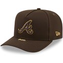 czapki-zakrzywiona-brazowy-snapback-9fifty-a-frame-precurved-visor-pin-atlanta-braves-mlb-new-era