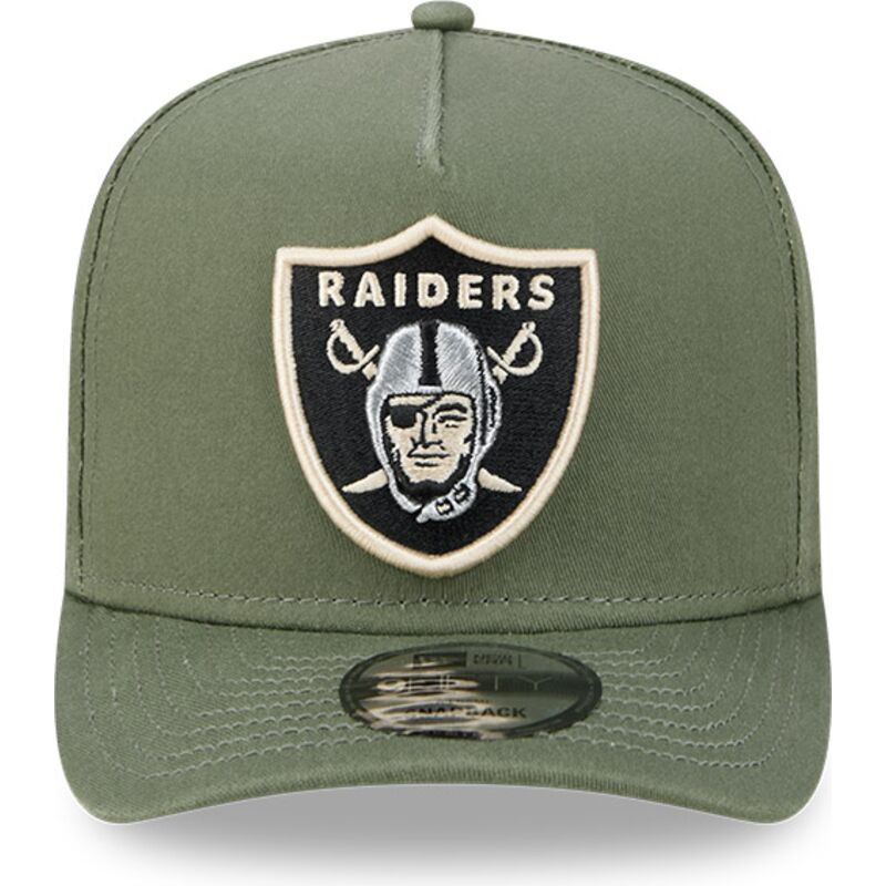 czapki-zakrzywiona-zielony-snapback-9fifty-a-frame-precurved-side-pin-las-vegas-raiders-nfl-new-era