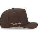 czapki-zakrzywiona-brazowy-snapback-9fifty-a-frame-precurved-visor-pin-los-angeles-dodgers-mlb-new-era