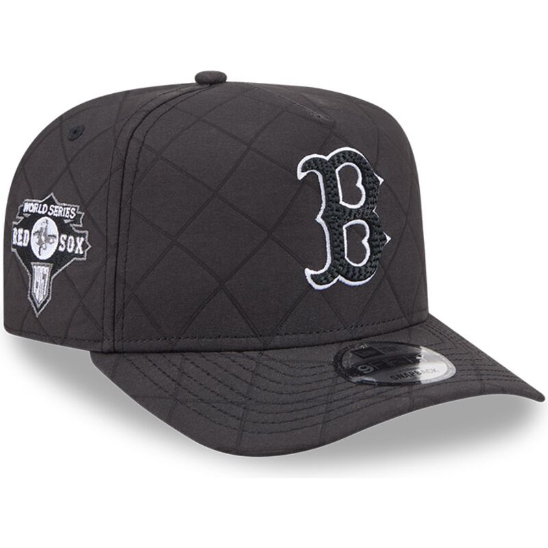czapki-zakrzywiona-czarny-snapback-9fifty-a-frame-precurved-checkered-boston-red-sox-mlb-new-era