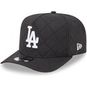 czapki-zakrzywiona-czarny-snapback-9fifty-a-frame-precurved-checkered-los-angeles-dodgers-mlb-new-era