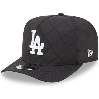 Czapki zakrzywiona czarny snapback 9FIFTY A Frame Precurved Checkered Los Angeles Dodgers MLB New Era