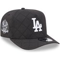 czapki-zakrzywiona-czarny-snapback-9fifty-a-frame-precurved-checkered-los-angeles-dodgers-mlb-new-era