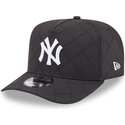 czapki-zakrzywiona-czarny-snapback-9fifty-a-frame-precurved-checkered-new-york-yankees-mlb-new-era