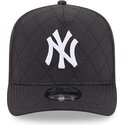 czapki-zakrzywiona-czarny-snapback-9fifty-a-frame-precurved-checkered-new-york-yankees-mlb-new-era