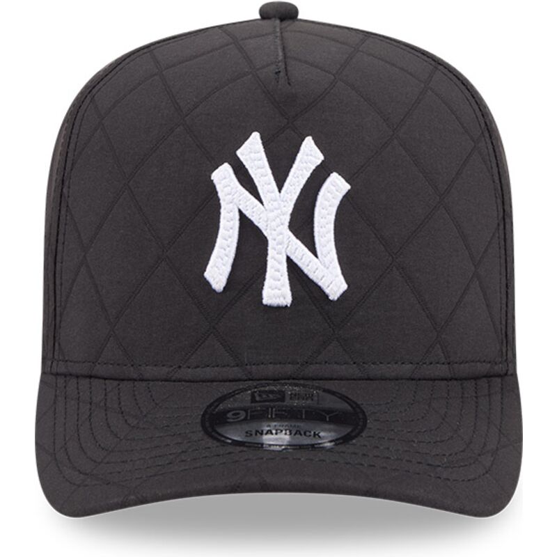 czapki-zakrzywiona-czarny-snapback-9fifty-a-frame-precurved-checkered-new-york-yankees-mlb-new-era