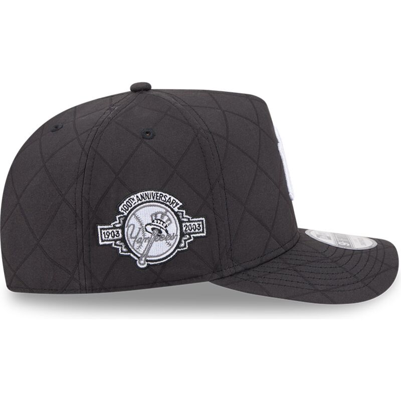 czapki-zakrzywiona-czarny-snapback-9fifty-a-frame-precurved-checkered-new-york-yankees-mlb-new-era