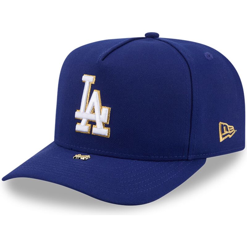 czapki-zakrzywiona-niebieski-snapback-9fifty-a-frame-precurved-visor-pin-los-angeles-dodgers-mlb-new-era