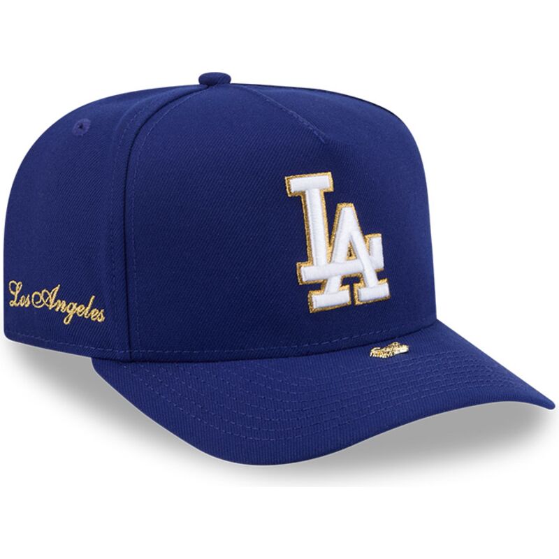 czapki-zakrzywiona-niebieski-snapback-9fifty-a-frame-precurved-visor-pin-los-angeles-dodgers-mlb-new-era