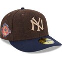 czapki-zakrzywiona-brazowy-dopasowany-59fifty-precurved-new-york-yankees-mlb-new-era
