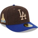 czapki-zakrzywiona-brazowy-dopasowany-59fifty-precurved-los-angeles-dodgers-mlb-new-era