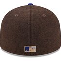 czapki-zakrzywiona-brazowy-dopasowany-59fifty-precurved-los-angeles-dodgers-mlb-new-era
