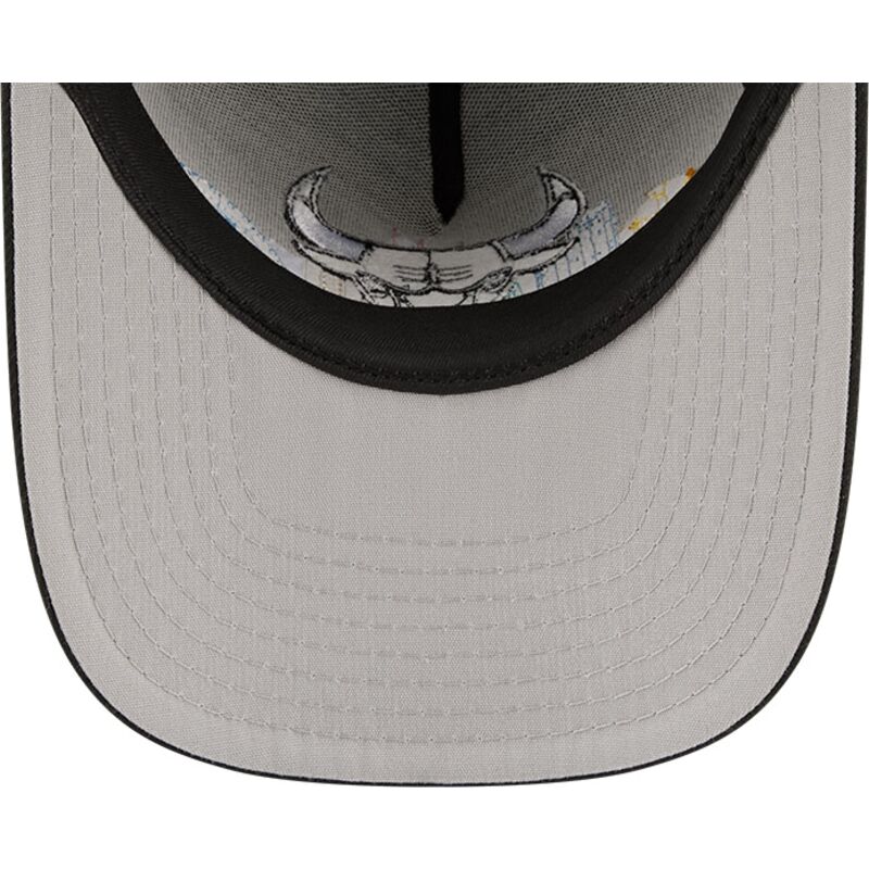 czapki-zakrzywiona-czarny-snapback-9fifty-a-frame-precurved-skyline-chicago-bulls-nba-new-era