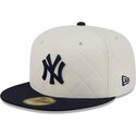 czapki-plaska-bialy-dopasowany-59fifty-checkered-new-york-yankees-mlb-new-era