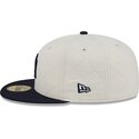 czapki-plaska-bialy-dopasowany-59fifty-checkered-new-york-yankees-mlb-new-era