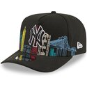 czapki-zakrzywiona-czarny-snapback-9fifty-a-frame-precurved-skyline-new-york-yankees-mlb-new-era