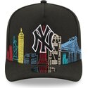 czapki-zakrzywiona-czarny-snapback-9fifty-a-frame-precurved-skyline-new-york-yankees-mlb-new-era