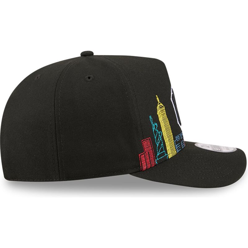 czapki-zakrzywiona-czarny-snapback-9fifty-a-frame-precurved-skyline-new-york-yankees-mlb-new-era