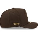 czapki-zakrzywiona-brazowy-snapback-9fifty-a-frame-precurved-visor-pin-chicago-white-sox-mlb-new-era
