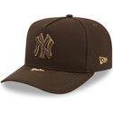 czapki-zakrzywiona-brazowy-snapback-9fifty-a-frame-precurved-visor-pin-new-york-yankees-mlb-new-era