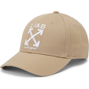 Czapki zakrzywiona beżowy taśma regulowana Clamp Arrows Twill L/AB c/o Off-White™