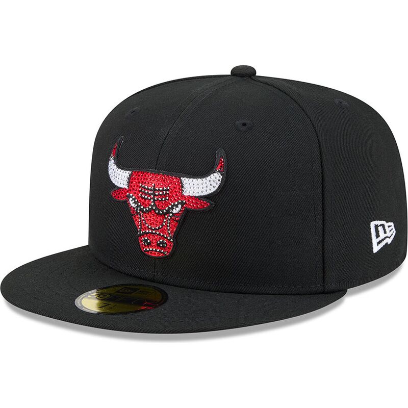 czapki-plaska-czarny-dopasowany-59fifty-rhinestone-badge-chicago-bulls-nba-new-era