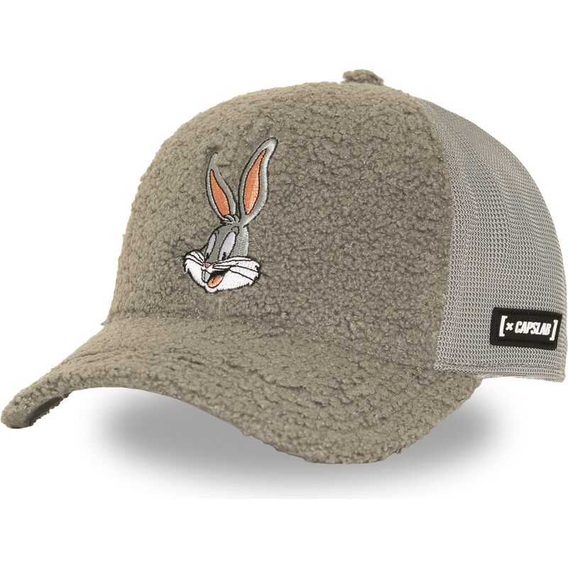 czapki-zakrzywiona-szary-snapback-loo14-bun-krolik-bugs-looney-tunes-capslab