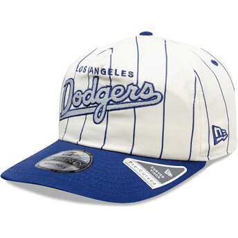 Czapki zakrzywiona niebieski snapback 19TWENTY Pinstripe Los Angeles Dodgers MLB New Era