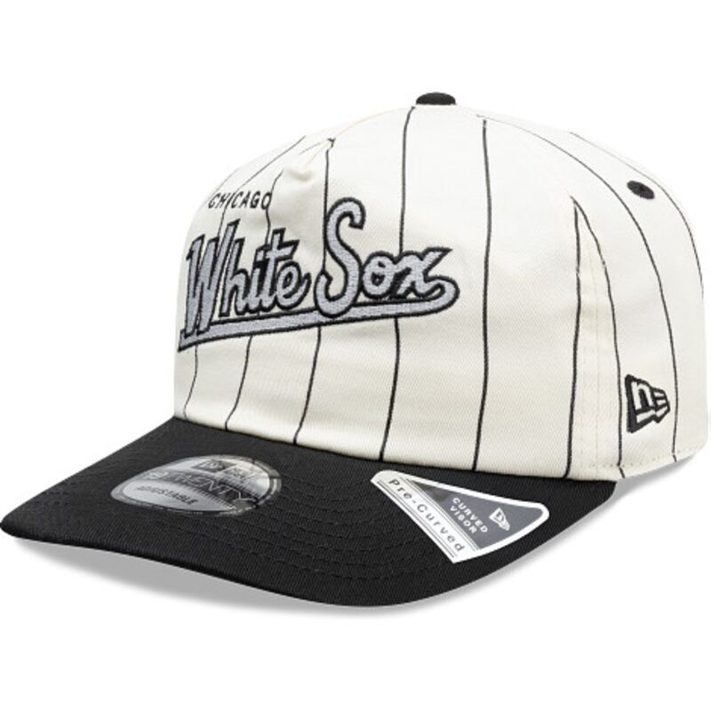 czapki-zakrzywiona-czarny-snapback-19twenty-pinstripe-chicago-white-sox-mlb-new-era